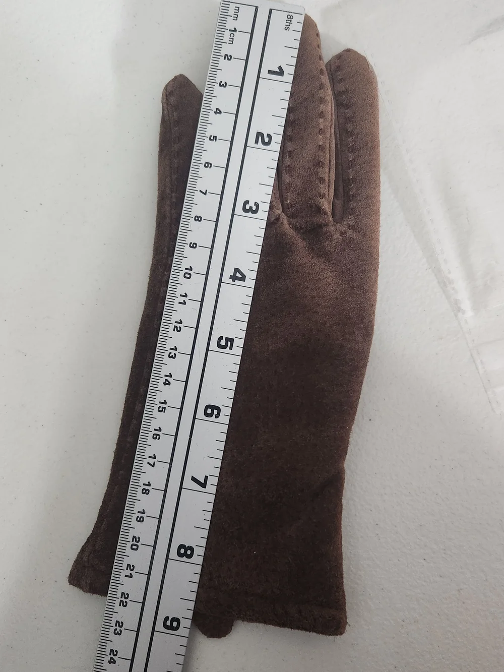 3M Thinsulate Brown Suede-Style Gloves